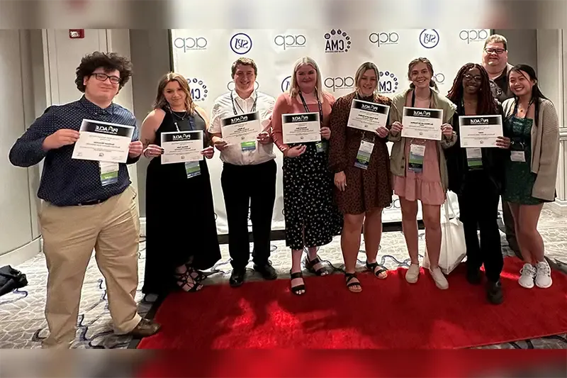 Student media outlets pick up awards at national media convention