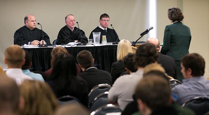 The Missouri Court of Appeals, Western District, which convenes regularly Northwest, will visit the University again March 28 to hear oral arguments in four cases. (Northwest Missouri State University photo)