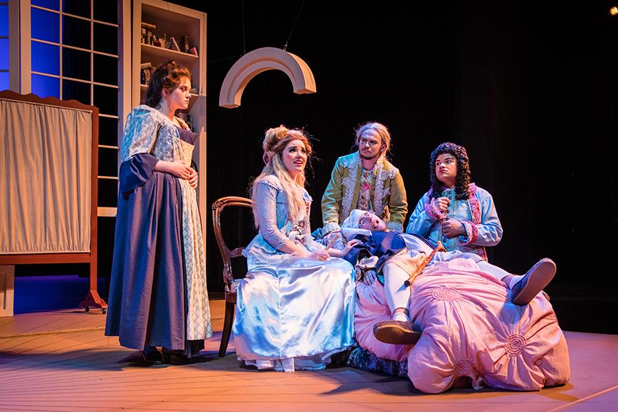 Theatre Northwest will present Moliere’s “The Imaginary Invalid” about a hypochondriac, his daily doctor visits and  a madcap scheme to save true love while ridding him of the doctors. (Photo by Lauren Adams/Northwest Missouri State University)