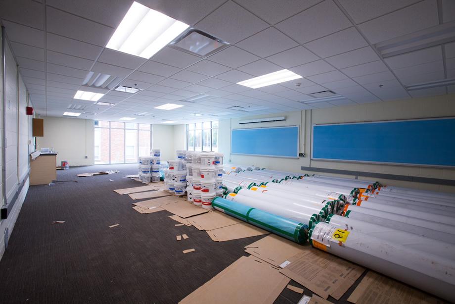 2015年7月20日，福斯特健身中心内的新教室(图片来自大学摄影)